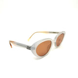 White MONDRI WC5 Cat-Eye Acetate Sunglasses / GENTLE MONSTER