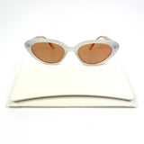 White MONDRI WC5 Cat-Eye Acetate Sunglasses / GENTLE MONSTER