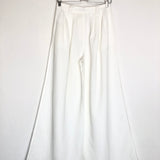 White Palazzo Pants / MARGOT - Size M
