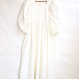 White PEGGY ORIGAMI Cotton Poplin Maxi Dress / THE LABEL EDITION - Size S