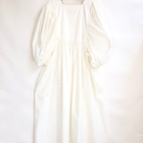 White PEGGY ORIGAMI Cotton Poplin Maxi Dress / THE LABEL EDITION - Size S