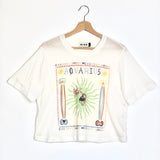 White RIA  Zodiac Printed Tee / RIXO - Size S