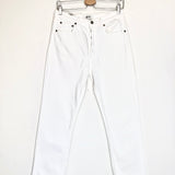 White RILEY CROP Denim Jeans / AGOLDE - Size 28