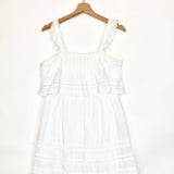 White Ruffled Mini Dress / ANDY & LUCY - SIze M