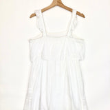 White Ruffled Mini Dress / ANDY & LUCY - SIze M