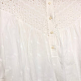 White SAFI Embroidered Organic Cotton Blouse / ISABEL MARANT ETOILE - Size 36