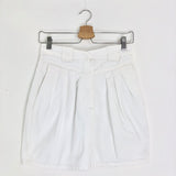 White SENTINA Pleated Denim Mini Skirt / IRO - Size 36