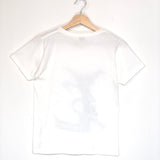 White Snake Logo Cotton T-shirt / SAINT LAURENT - Size S