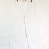 White VANA Asymmetric Wide-leg Denim Jeans / AGOLDE - Size 27