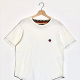 White with Multicolor Out-line Cotton T-shirt / MISSONI MARE - Size M