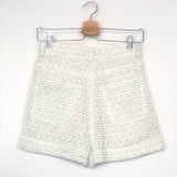 White ZELYSA Tweed Shorts / IRO - Size 34