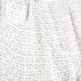 White ZELYSA Tweed Shorts / IRO - Size 34