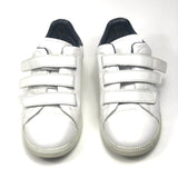 White/Black Brownsy Logo-Print Velcro-Strap Leather Trainers / ISABEL MARANT - Size 41