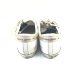 White/Gold SUPER STAR Nappa Leather Low-Top Sneakers / GOLDEN GOOSE - Size 36