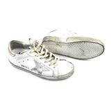 White/Gold SUPER STAR Nappa Leather Low-Top Sneakers / GOLDEN GOOSE - Size 36