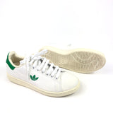 White/Green Canvas Low Top Sneakers / SPORTY & RICH X ADIDAS - Size 38.5