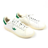 White/Green Canvas Low Top Sneakers / SPORTY & RICH X ADIDAS - Size 38.5