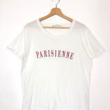 White/Red Embroidered T-shirt / SOFIE SCHNOOR - Size M
