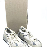 White/Silver Running Dad Suede and Net Sneakers - model DAD STAR / GOLDEN GOOSE - Size 38