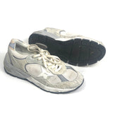 White/Silver Running Dad Suede and Net Sneakers - model DAD STAR / GOLDEN GOOSE - Size 38