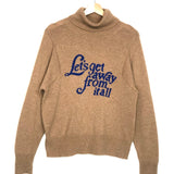 Wool and Cashmere-blend Turtleneck Sweater with LET'S GET AWAY FROM IT ALL / BERENICE - Size S