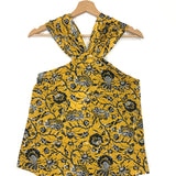 Yellow Acan Rasta Flower Top / ISABEL MARANT ETOILE - Size 36