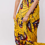 Yellow Bohemian Chic WEAVE Maxi Dress / BA&SH - Size 1