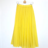 Yellow Cotton Maxi Skirt - One Size