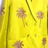 Yellow Embellished Jacket / SANAH YASIN - One Size