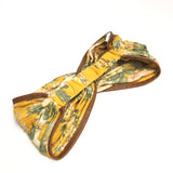 Yellow Floral Print Turban Headband / ZIMMERMANN