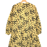 Yellow Peyton Painterly Leo Printed Cotton Dress / ANINE BING - Size XS/S