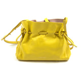 Yellow PROTEA Soft Leather Shoulder Bag / MANSUR GAVRIEL